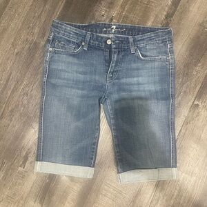 7 for all mankind Bermuda shorts